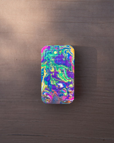 Delta Tile Fidget Slider - Maker's Choice, Retrovertigo Resin #1