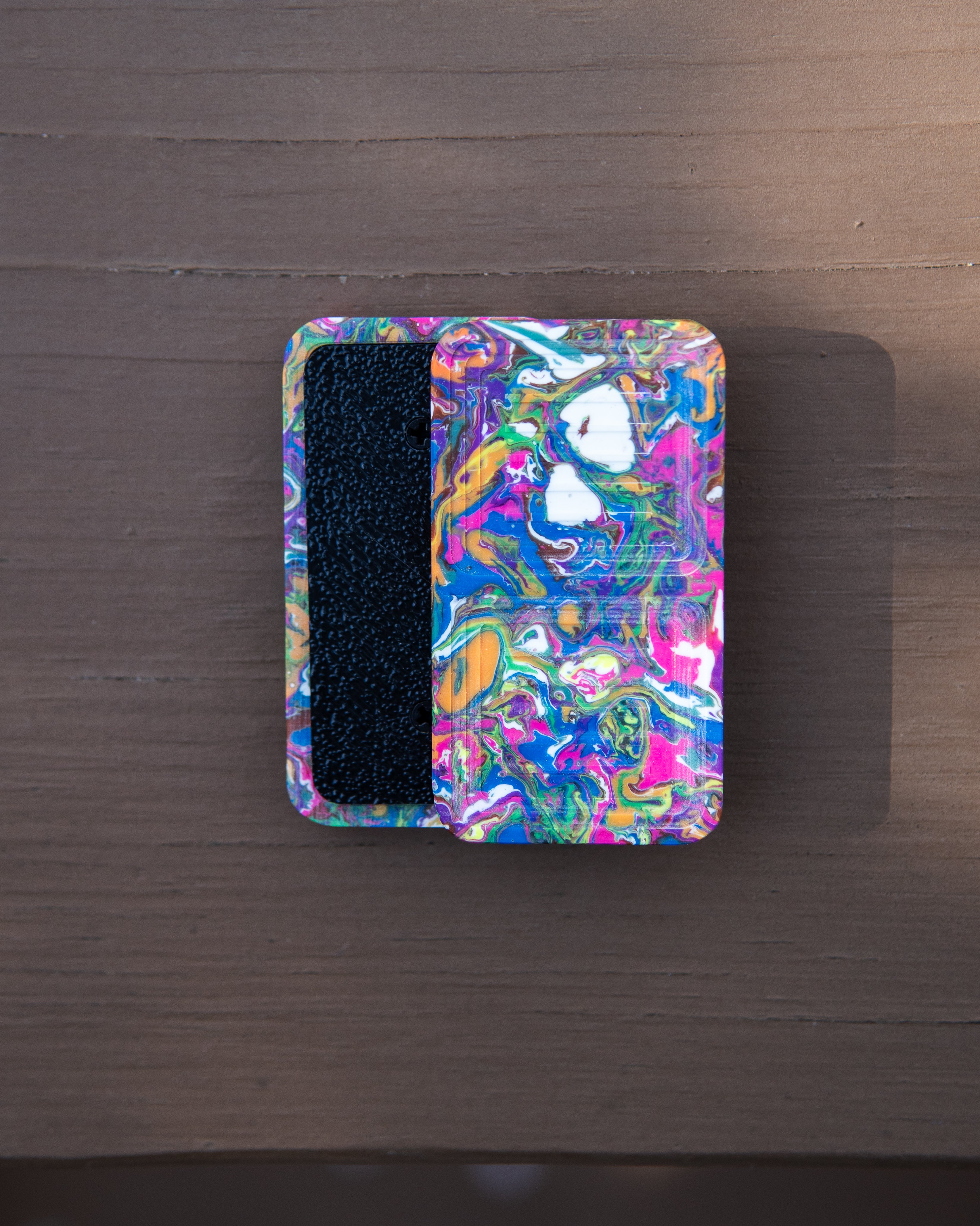 Tile Fidget Slider (Gen 2) - Maker's Choice, Retrovertigo Resin #1