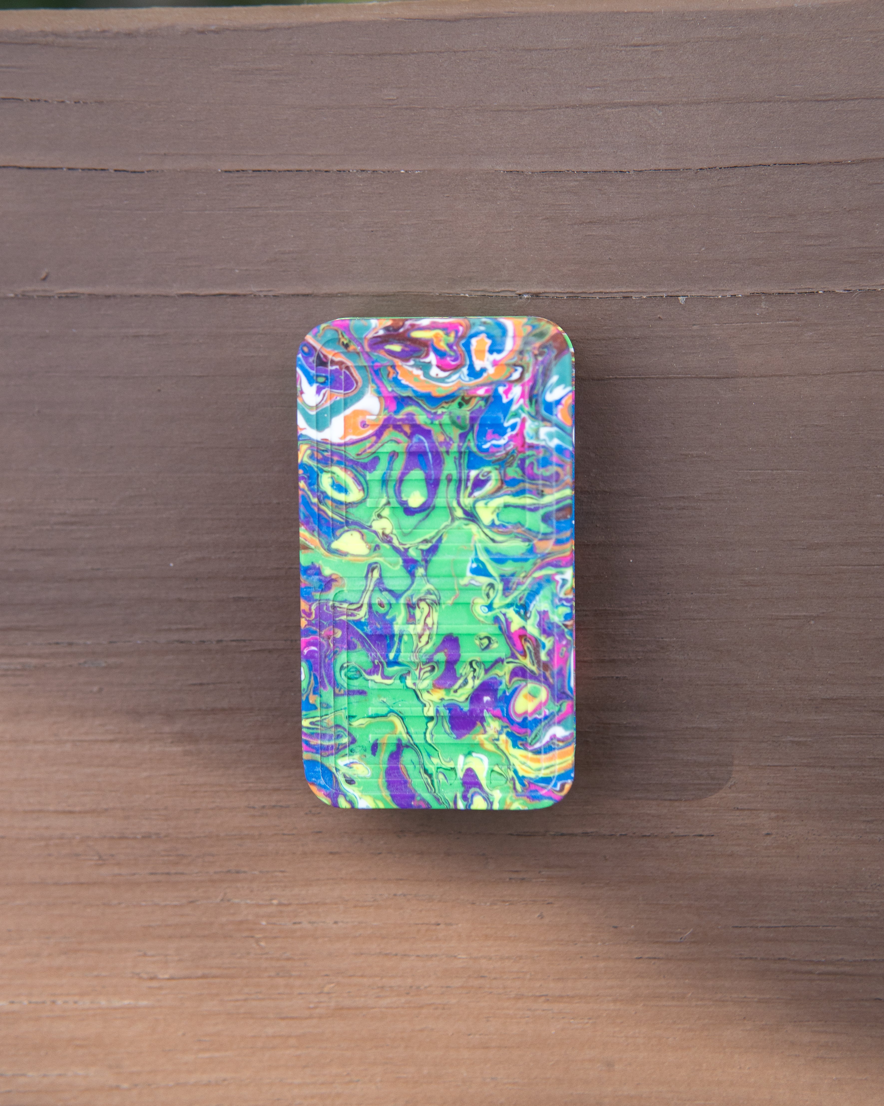 Tile Fidget Slider (Gen 2) - Maker's Choice, Retrovertigo Resin #2