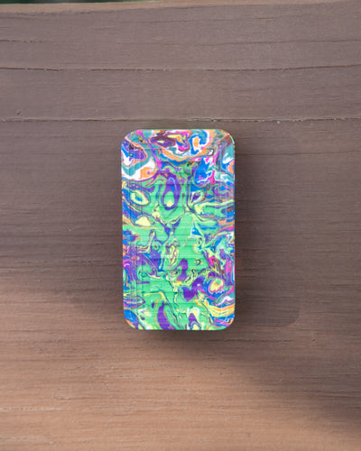 Tile Fidget Slider (Gen 2) - Maker's Choice, Retrovertigo Resin #2