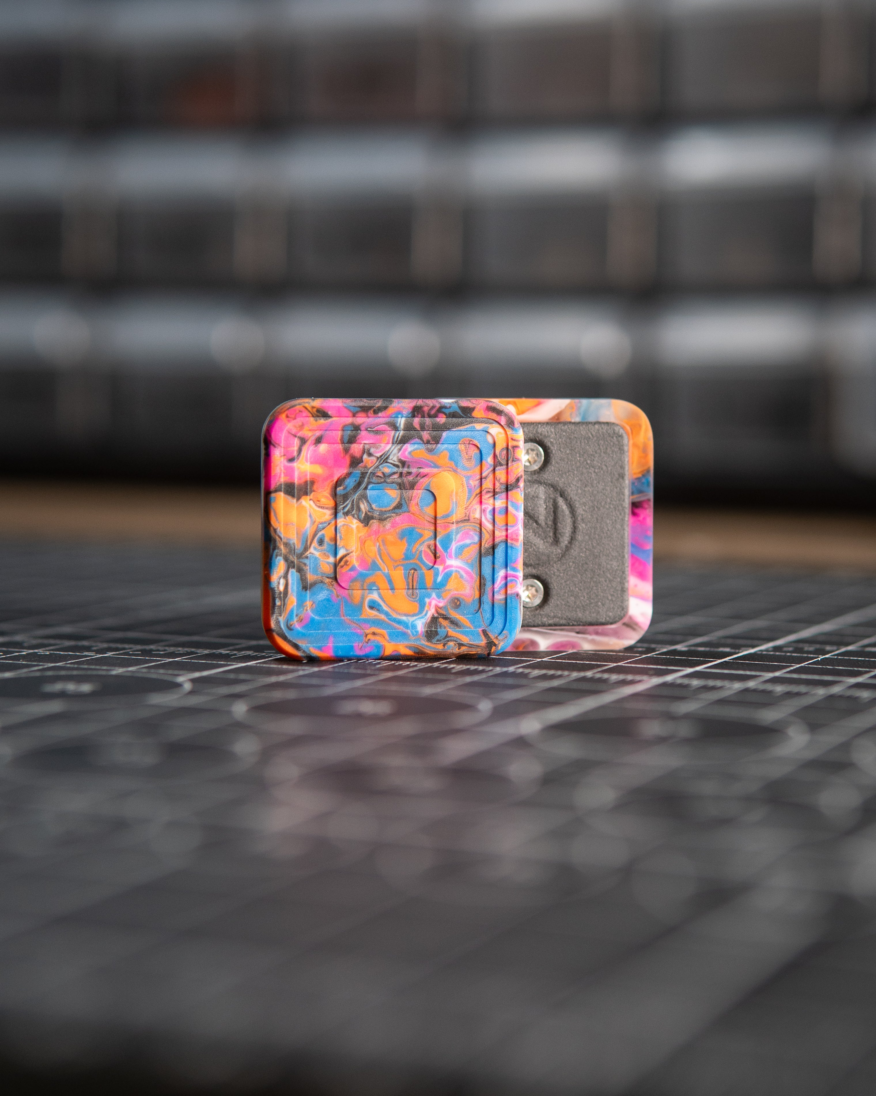 Mini Tile Fidget Slider - Maker's Choice, Guitar Slab Resin