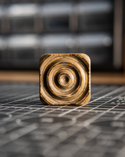 Mini V2 Tile Fidget Slider, Ripple - Richlite Columbia