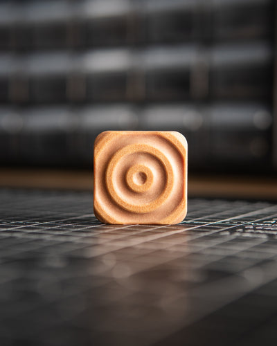 Mini V2 Tile Fidget Slider, Ripple - Richlite