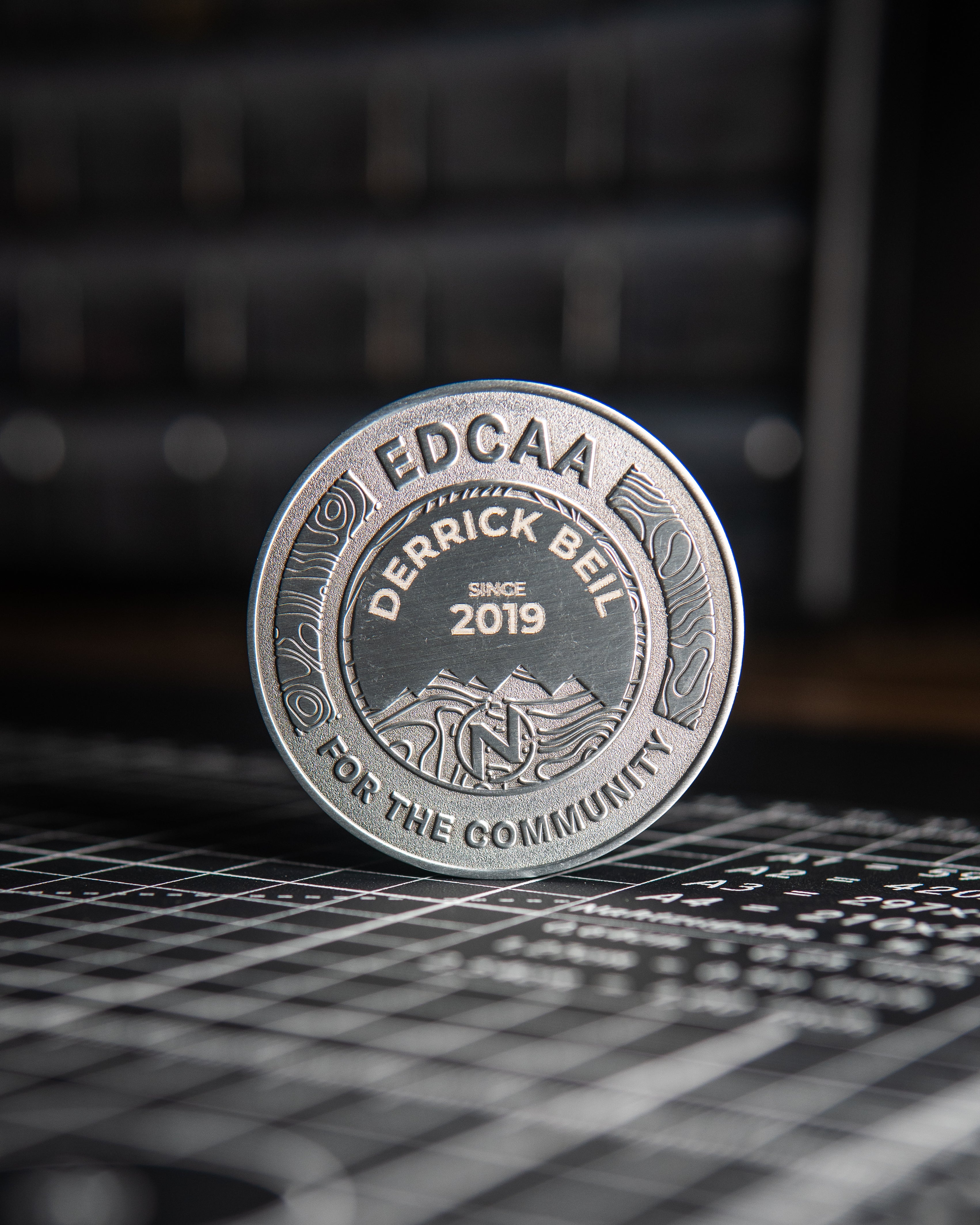 Novel Carry Community Challenge Coin
