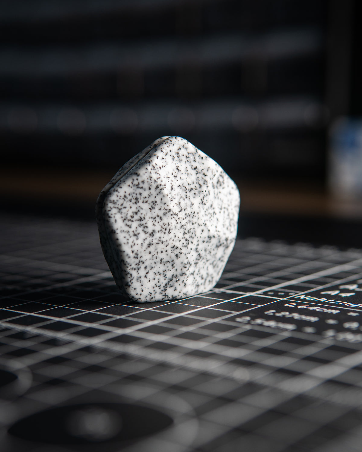 The ISO - Silent Magnetic Haptic Coin (Grip-Tec GripX, White)