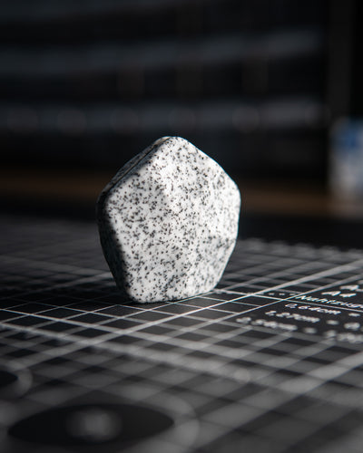 The ISO - Silent Magnetic Haptic Coin (Grip-Tec GripX, White)