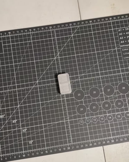 Delta Tile Fidget Slider - Aluminum