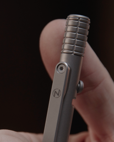 The Axial - Titanium Bolt-Action Fidget Pen